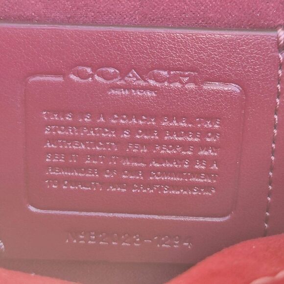 NWOT Coach Remi shoulder Bag with Whipstitch Daisy Applique - Picture 13 of 14